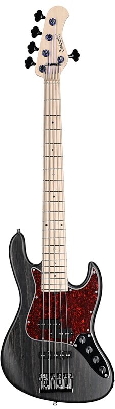 Sadowsky MetroLine 21-Fret Vintage P/J Electric Bass, 5-String (with Gig Bag), Nirvana Black, Serial Number SML G 003171-23, Full Straight Front