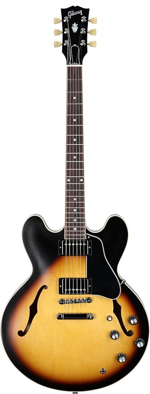 Gibson ES-335 Dot Satin Electric Guitar (with Case), Vintage Burst, Serial Number 226330003, Full Straight Front