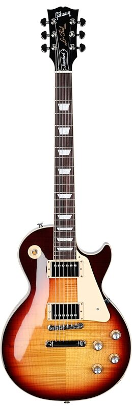 Gibson Exclusive '60s Les Paul Standard AAA Flame Top Electric Guitar (with Case), Bourbon Burst, Serial Number 226130330, Full Straight Front