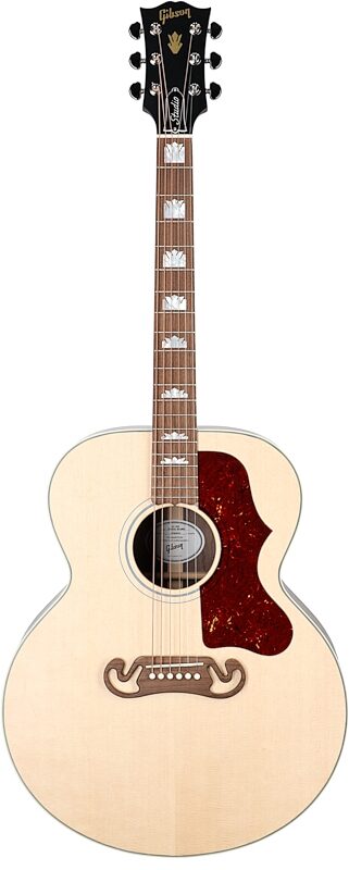 Gibson SJ-200 Studio Walnut Jumbo Acoustic-Electric Guitar (with Case), Satin Natural, Serial Number 22763036, Full Straight Front