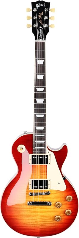 Gibson Exclusive '50s Les Paul Standard AAA Flame Top Electric Guitar (with Case), Heritage Cherry Sunburst, Serial Number 225430053, Full Straight Front