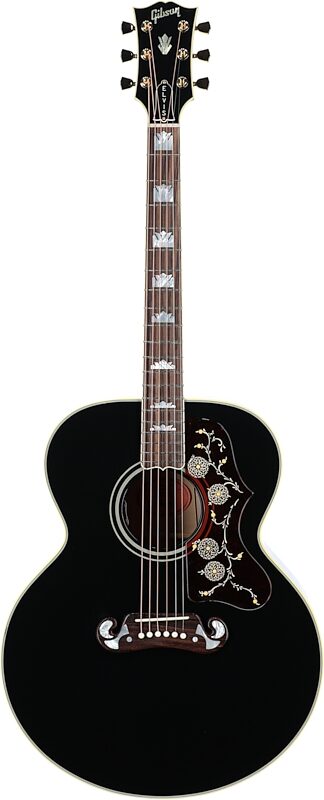 Gibson Elvis Presley SJ-200 Jumbo Acoustic-Electric Guitar (with Case), Ebony, Serial Number 23193073, Full Straight Front
