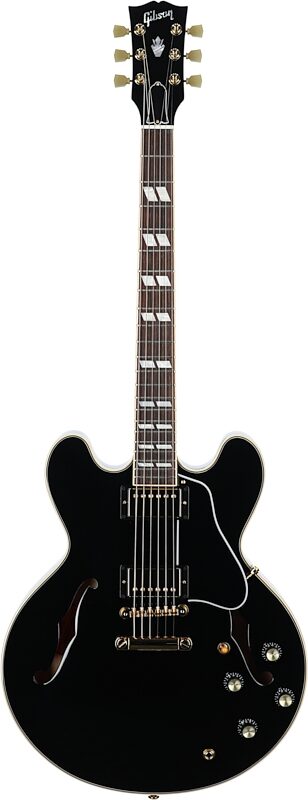 Gibson Limited Edition ES-345 Electric Guitar (with Case), Ebony, Serial Number 232710234, Full Straight Front