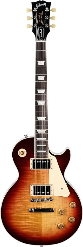 Gibson Les Paul Standard '50s AAA Top Electric Guitar (with Case), Bourbon Burst, Serial Number 213930237, Full Straight Front