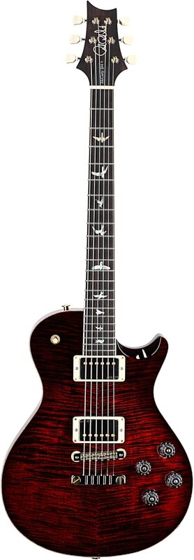 PRS Paul Reed Smith Singlecut McCarty 594 10-Top Electric Guitar (with Case), Fire Red Burst, Serial Number 0375576, Full Straight Front