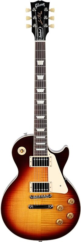 Gibson Les Paul Standard '50s AAA Top Electric Guitar (with Case), Bourbon Burst, Serial Number 213530232, Full Straight Front