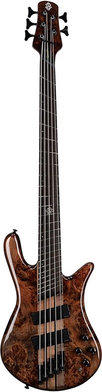Spector NS Dimension Multi-Scale 5-String Bass Guitar (with Bag), Super Faded Black, Serial Number 21W231698, Full Straight Front
