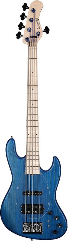 Sadowsky MetroLine 21-Fret Vintage M/J Bass, 5-String (with Gig Bag), Ocean Blue, Serial Number SML L 003545-23, Full Straight Front