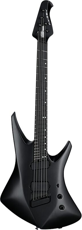Ernie Ball Music Man Kaizen 6 Electric Guitar (with Case), Apollo Black, Serial Number S10241, Full Straight Front
