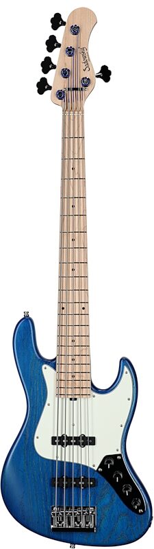 Sadowsky MetroLine 21-fret Vintage J/J Bass, 5-String (with Gig Bag), Ocean Blue, Serial Number SML G 003215-23, Full Straight Front