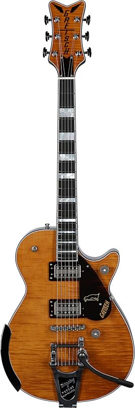 Gretsch G6134TFM-NH Nigel Hendroff Signature Penguin Electric Guitar (with Case), Penguin Amber, Serial Number JT23114426, Full Straight Front