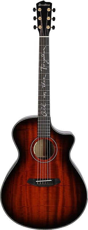 Breedlove Jeff Bridges Oregon Dreadnought Concerto CE Acoustic-Electric Guitar (with Gig Bag), New, Serial Number 29617, Full Straight Front