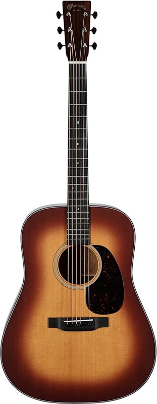 Martin D-18 Satin Acoustic Guitar (with Case), Amberburst, Serial Number M2832638, Full Straight Front