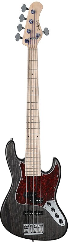 Sadowsky MetroLine 21-Fret Vintage P/J Electric Bass, 5-String (with Gig Bag), Nirvana Black, Serial Number SML M 003611-23, Full Straight Front