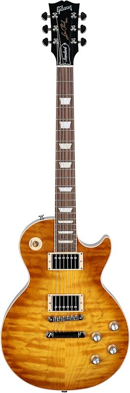 Gibson Exclusive Les Paul Standard 60s AAA Electric Guitar, Quilted Honeyburst, Serial Number 230030126, Full Straight Front
