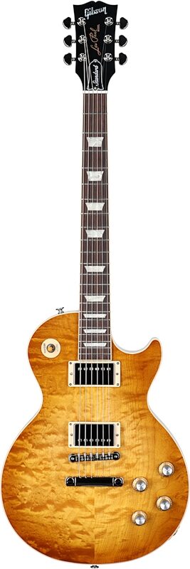 Gibson Exclusive Les Paul Standard 60s AAA Electric Guitar, Quilted Honeyburst, Serial Number 230430043, Full Straight Front