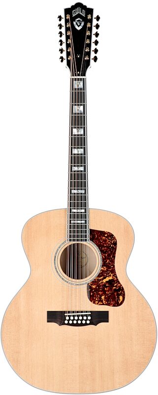 Guild F-512 Jumbo Maple Acoustic Guitar, 12-String (with Case), New, Serial Number C240197, Full Straight Front