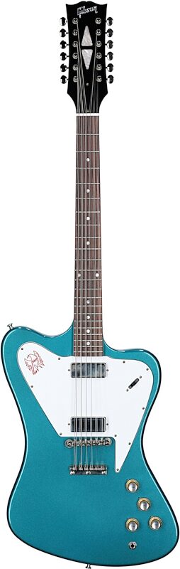 Gibson Custom Shop 1965 Non-Reverse Firebird V Electric Guitar, 12-String, Aqua, Serial Number CS401108, Full Straight Front