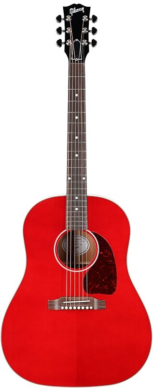 Gibson J-45 Standard Acoustic-Electric Guitar (with Case), Cherry, Serial Number 20744132, Full Straight Front