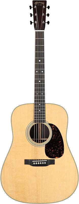 Martin D-28 Reimagined Dreadnought Acoustic Guitar (with Case), Natural, Serial Number M2829584, Full Straight Front