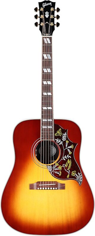 Gibson Hummingbird Standard Rosewood Acoustic-Electric Guitar (with Case), Rosewood Burst, Serial Number 20954047, Full Straight Front