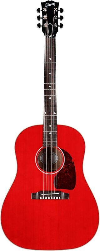Gibson J-45 Standard Acoustic-Electric Guitar (with Case), Cherry, Serial Number 21004196, Full Straight Front