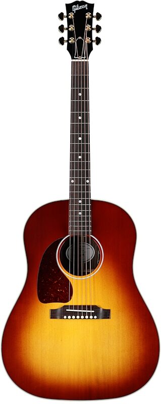 Gibson J45 Standard Left-Handed Rosewood Acoustic-Electric Guitar (with Case), Rosewood Burst, Serial Number 20964132, Full Straight Front