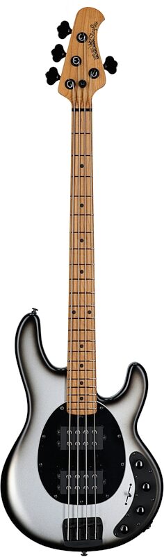 Ernie Ball Music Man StingRay Special HH Electric Bass (with Case), Black Rock, Serial Number K03361, Full Straight Front