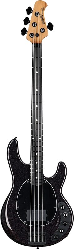 Ernie Ball Music Man DarkRay Electric Bass (with Mono Soft Case), Dark Rainbow, Serial Number S10473, Full Straight Front