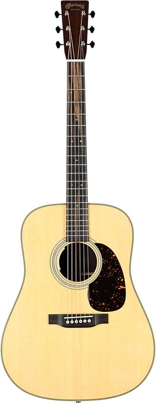 Martin HD-28EZ Acoustic-Electric Guitar with LR Baggs Anthem (with Case), Natural, Serial Number M2850589, Full Straight Front
