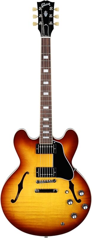Gibson ES-335 Figured Electric Guitar (with Case), Iced Tea, Serial Number 211340001, Full Straight Front