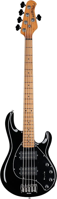 Ernie Ball Music Man StingRay 5 Special HH Electric Bass (with Case), Black, Serial Number K03587, Full Straight Front