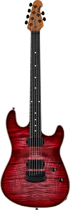 Ernie Ball Music Man Sabre HT Electric Guitar (with Mono Gig Bag), Raspberry Burst, Serial Number H06908, Full Straight Front