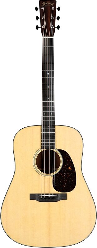 Martin D-18 Satin Acoustic Guitar (with Case), Natural, Serial Number M2852745, Full Straight Front
