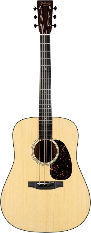 Martin D-18 Dreadnought Acoustic Guitar (with Case), Natural, Serial Number M2844030, Full Straight Front