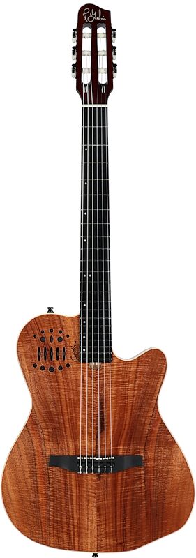 Godin ACS Nylon Koa Extreme HG Acoustic-Electric Guitar (with Gig Bag), New, Serial Number 24308553, Full Straight Front