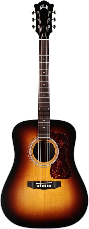 Guild D-50 Standard Dreadnought Acoustic Guitar, Antique Burst, Serial Number C240352, Full Straight Front