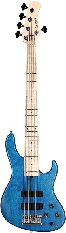 Sadowsky MetroLine 24-fret Modern Bass, 5-String (with Gig Bag), Ocean Blue, Serial Number SML D 004141-24, Full Straight Front