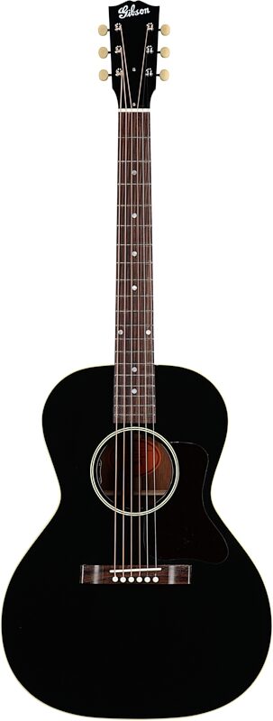 Gibson L-00 Original Acoustic-Electric Guitar (with Case), Ebony, Serial Number 21244044, Full Straight Front