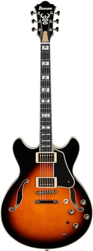 Ibanez Artstar Prestige AS2000 Electric Guitar (with Case), Brown Sunburst, Serial Number 210002F2414000, Full Straight Front