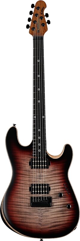 Ernie Ball Music Man Rabea Massaad Sabre Electric Guitar (with Case), Vileblood, Serial Number S10586, Full Straight Front