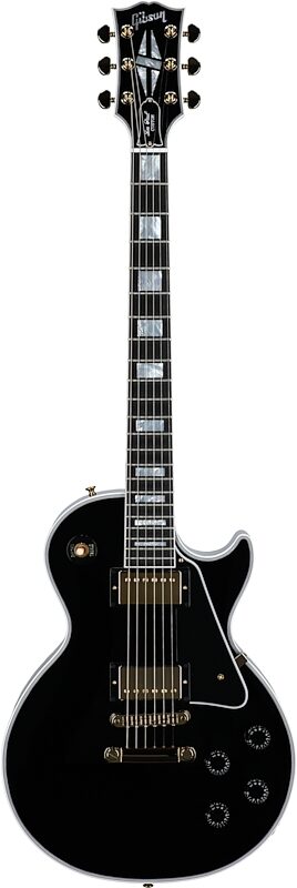 Gibson Les Paul Custom Electric Guitar (with Case), Ebony, Serial Number CS401781, Full Straight Front