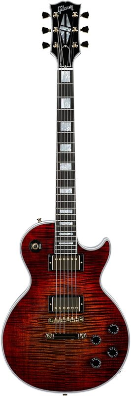 Gibson Custom Les Paul Axcess Figured Top Electric Guitar (with Case), Bengal Burst, Serial Number CS401870, Full Straight Front