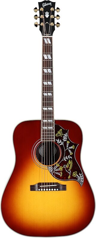 Gibson Hummingbird Standard Rosewood Acoustic-Electric Guitar (with Case), Rosewood Burst, Serial Number 21214025, Full Straight Front