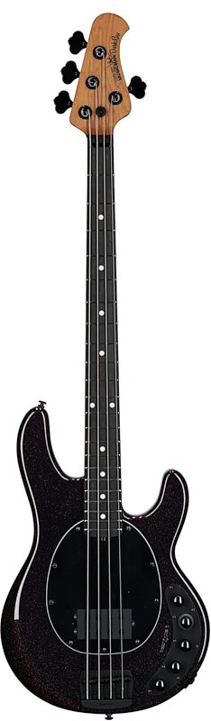 Ernie Ball Music Man DarkRay Electric Bass (with Mono Soft Case), Dark Rainbow, Serial Number S10553, Full Straight Front
