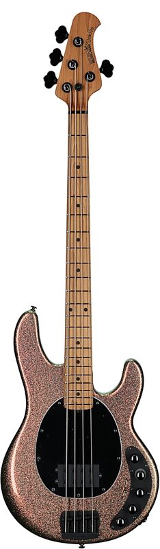 Ernie Ball Music Man DarkRay Electric Bass (with Mono Soft Case), Gold Bar, Serial Number S10543, Full Straight Front