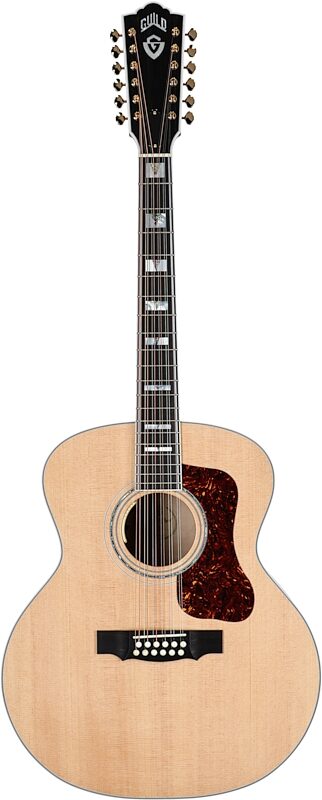 Guild F-512E Jumbo Maple Acoustic-Electric Guitar, 12-String (with Case), New, Serial Number C240680, Full Straight Front