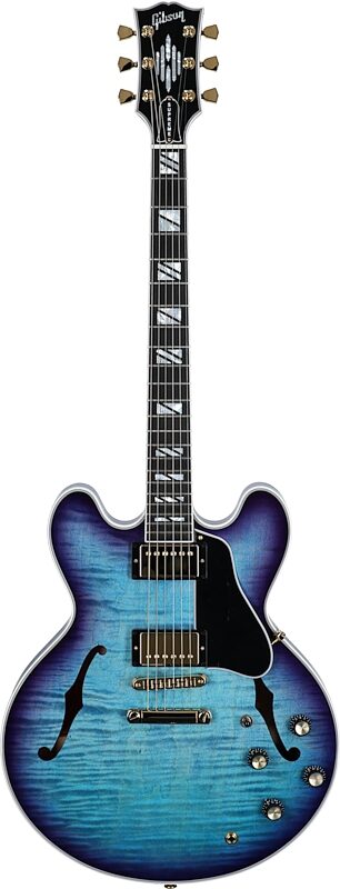 Gibson ES-335 Supreme Figured Top Electric Guitar (with Case), Blueberry Burst, Serial Number 213140071, Full Straight Front