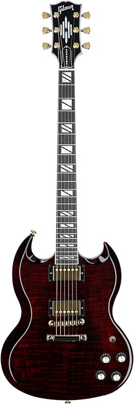 Gibson SG Supreme Electric Guitar (with Case), Wine Red, Serial Number 215040020, Full Straight Front