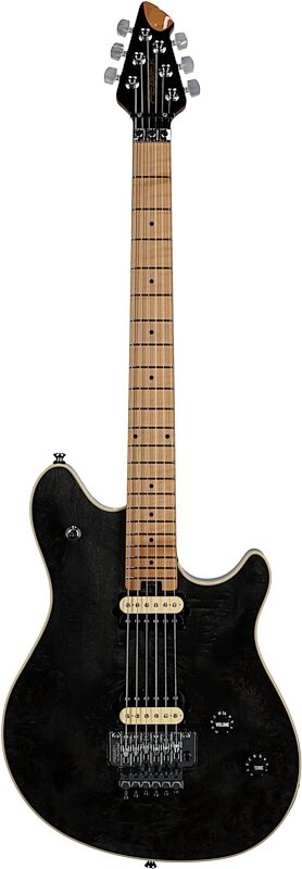 Peavey HP 2 Electric Guitar (with Case), Transparent Black, Serial Number 0ARCEC2000988, Full Straight Front
